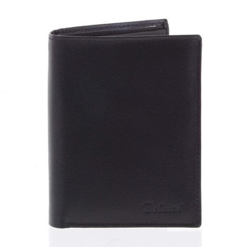 Pánska priestorná voľná peňaženka čierna - Delami 2931CHA