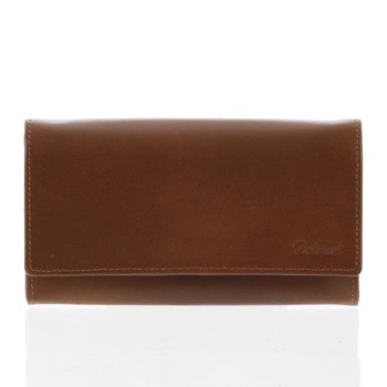Dámska kožená svetlohnedá peňaženka - Delami CHAGL04104