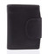 Kožená elegantná čierna peňaženka pre mužov - Delami 1342CHA