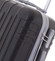 Moderný čierny škrupinový cestovný kufor sada - Ormi Dopp S, M, L