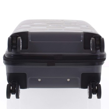 Luxusný tmavosivý škrupinový vzorovaný kufor sada - Ormi Predhe M, S