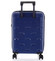 Luxusný modrý škrupinový vzorovaný kufor - Ormi Predhe S