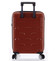 Luxusný červený škrupinový vzorovaný kufor sada - Ormi Predhe M, S