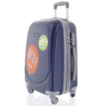 Pevný cestovný kufor modrý - Ormi Evenger L