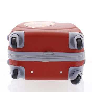 Pevný cestovný kufor červený sada - Ormi Evenger S, M, L