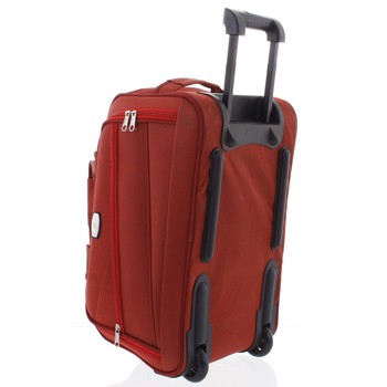 Tmavočervená cestovná taška na kolieskach sada - Lumi Sakk L, M, S