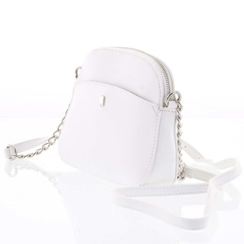 Dámska biela crossbody mini kabelka - David Jones Shirley