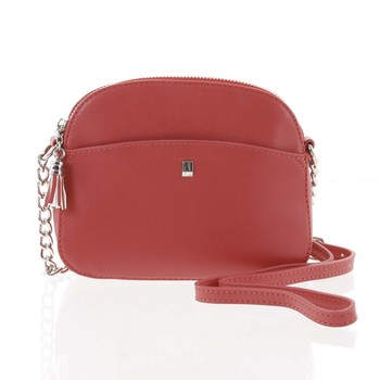 Dámska tmavá ružová crossbody mini kabelka - David Jones Shirley