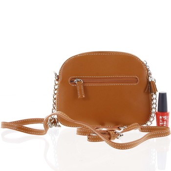 Dámska oranžová crossbody mini kabelka - David Jones Shirley