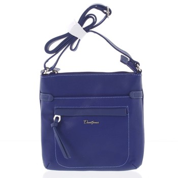 Dámska modrá crossbody kabelka - David Jones Alessandra