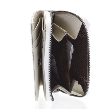 Malá dámska peňaženka kožená strieborná - Rovicky 5157