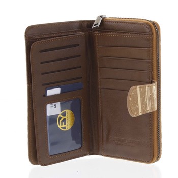 Dámska peňaženka kožená zlatá - Rovicky 76116