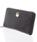 Luxusná dámska kožená peňaženka puzdro čierne - Rovicky 76119