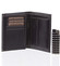 Elegantná pánska kožená peňaženka čierna - BUFFALO Amasai