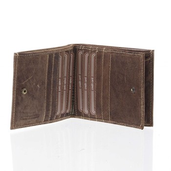 Pánska kožená peňaženka svetlejšie hnedá - BUFFALO Philip