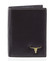 Kvalitná pánska kožená čierna peňaženka - BUFFALO Paden