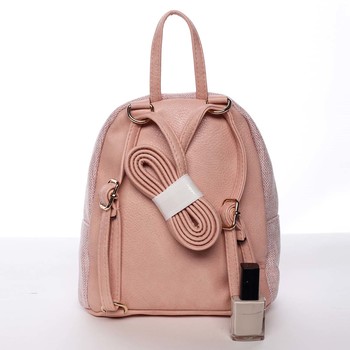 Unikátny malý dámsky batôžtek/kabelka do mesta ružový - Dudlin Eyal
