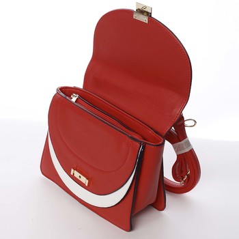 Originálna malá dámska kabelka červená - Dudlin Sandra 