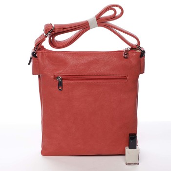 Dámska červená moderná a elegantná crossbody kabelka - Dudlin Ketty 