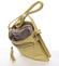Módna dámska žltá crossbody kabelka so vzorom - Silvia Rosa Gillian 