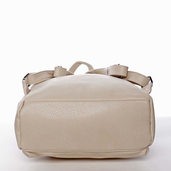 Stredný mestský dámsky béžový ruksak - Silvia Rosa Jimm