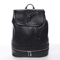 Trendy dámsky mestský ruksak čierny - Silvia Rosa Karely