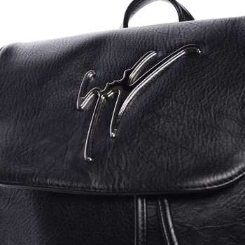 Trendy dámsky mestský ruksak čierny - Silvia Rosa Karely