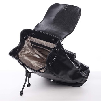 Trendy dámsky mestský ruksak čierny - Silvia Rosa Karely