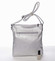 Krásna dámska strieborná crossbody kabelka so vzorom - Silvia Rosa Xiomy 