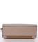 Elegantná pevná dámska crossbody kabelka taupe - Silvia Rosa Molly