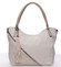 Veľká dámska kabelka cez rameno béžová MARIA C Ewa 