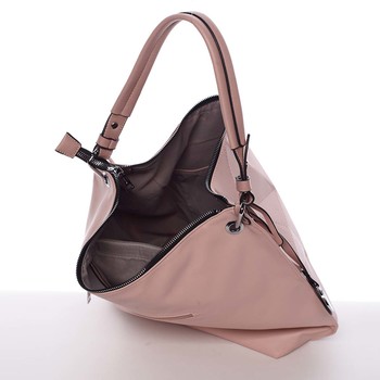 Veľká ružová luxusná dámska kabelka cez rameno - MARIA C Samira