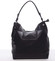 Veľká čierna luxusná dámska kabelka cez rameno - MARIA C Samira