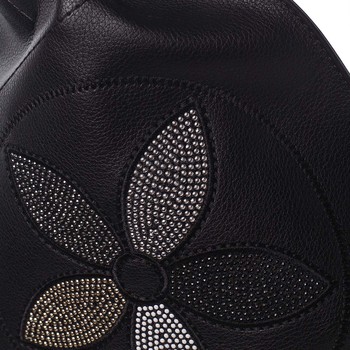 Elegantná dámska kabelka cez rameno čierna - Maria C Quyne