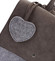 Filcový batoh šedý - Beagles Matri