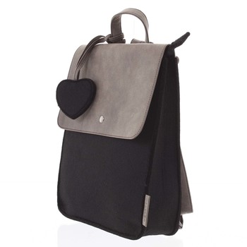 Filcový batoh čierny - Beagles Matri