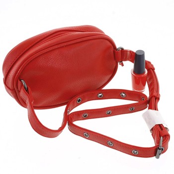 Malá dámska crossbody kabelka / ľadvinka červená - Beagles Tima