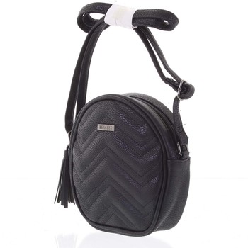 Malá trendy crossbody kabelka čierna - Beagles Mana