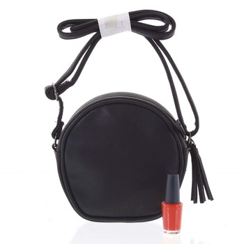 Malá trendy crossbody kabelka čierna - Beagles Mana