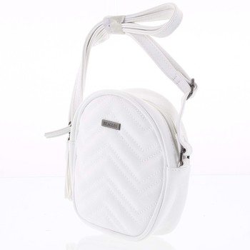 Malá trendy crossbody kabelka biela - Beagles Mana