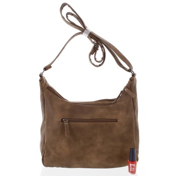 Camel prešívaná dámska crossbody kabelka - Enrico Benetii Fariha 