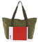 Veľká dámska cestovná taška cez plece zelená - Enrico Benetti Mariam