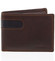 Pánska kožená peňaženka tenká hnedá - SendiDesign Elohi