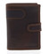 Pánska kožená peňaženka hnedá - SendiDesign Elam