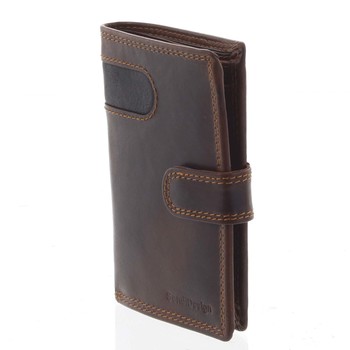 Pánska kožená peňaženka hnedá - SendiDesign Elam