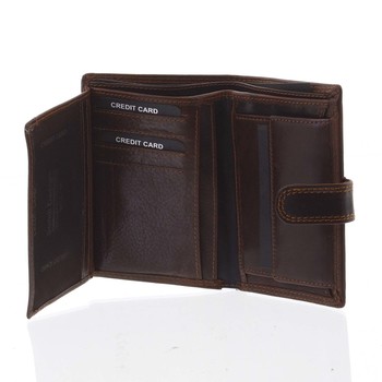 Pánska kožená peňaženka hnedá - SendiDesign Elam