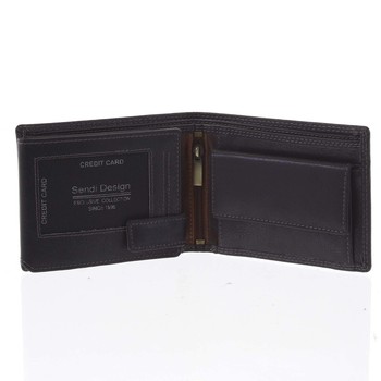Business pánska kožená peňaženka čierna - SendiDesign Joel