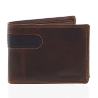 Business pánska kožená peňaženka hnedá - SendiDesign Joel