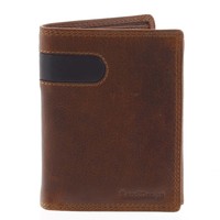 Pánska kožená peňaženka hnedá - SendiDesign Parah