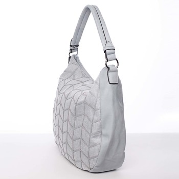 Veľká originálny dámska kabelka cez rameno svetlo modrá - Maria C Parwana